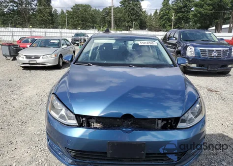 2015 Volkswagen Golf из США, поврежденный, VIN 3VW217AU9FM014627